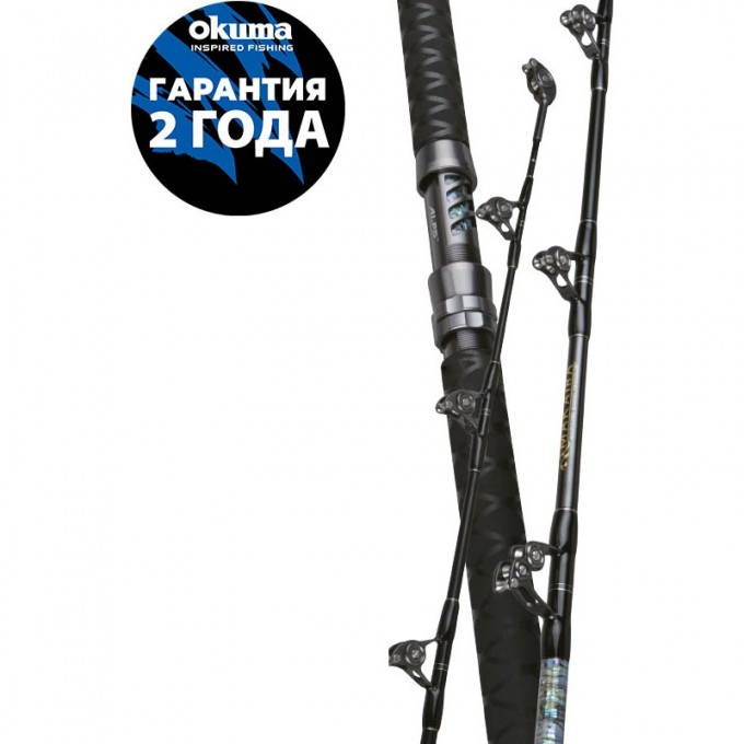 Удилище OKUMA Makaira Trolling 5'10'' 120lbs 1sec Bent Butt MAK-TR-5101-120B